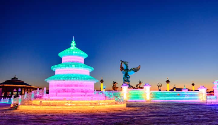Chengde Fengning Mazhen Ice Sculpture