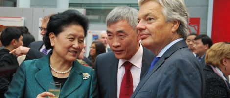 Liu Yandong, H.E. Qu Xing, Didier Reynders