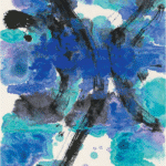 周倩,《水-上善若水》, 139 x 70.5 cm