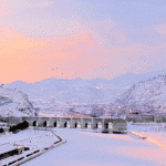 葫芦岛1登葫芦岛九门口水上长城赏雪岭夕阳