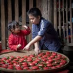 “A Red Rice Ball Feast” Shot by Zhu Shuxia