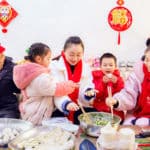 “Making Dumplings Together” Shot by Chen Gang