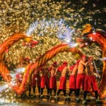 Fiery Dragon Dance Photo by Lu Tao